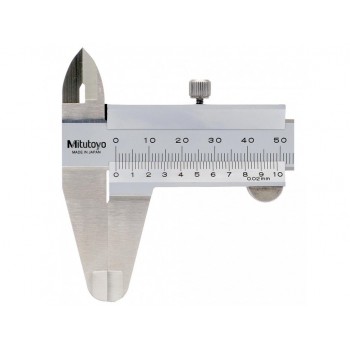Subler mecanic profesional Mitutoyo® cu ciocuri superioare incrucisate 0 - 150 x 0.02 mm