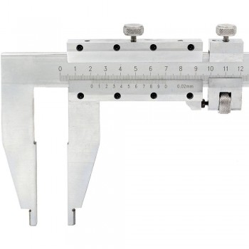 Subler mecanic cu falci lungi ECO 0-300mm x 80mm citire 0.02mm si reglaj fin