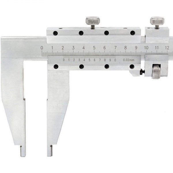 Subler mecanic cu falci lungi ECO 0-1000mm x 125mm citire 0.02mm si reglaj fin