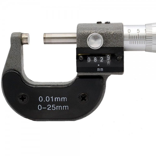 Micrometru mecanic de exterior cu contor 0-25 mm