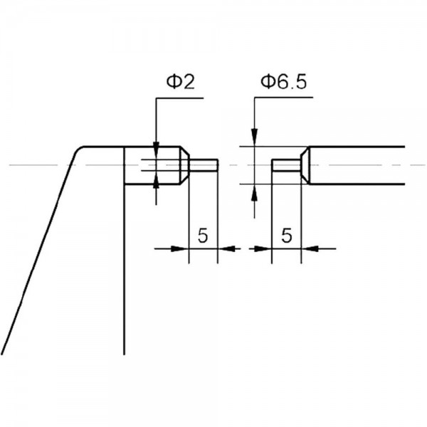 Micrometru mecanic de exterior 0-25 mm cu palpatoare fine