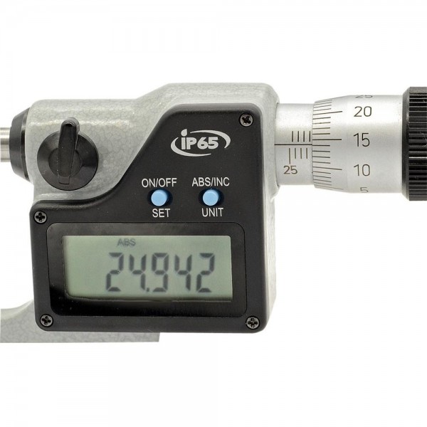 Micrometru digital de exterior 0-25mm x 0.001mm cu protectie IP65
