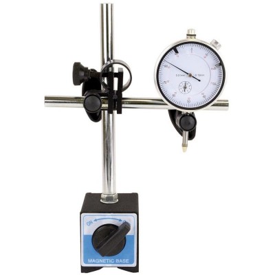Set ceas comparator mecanic cursa 10mm citire 0.01mm cu suport magnetic 60Kgf