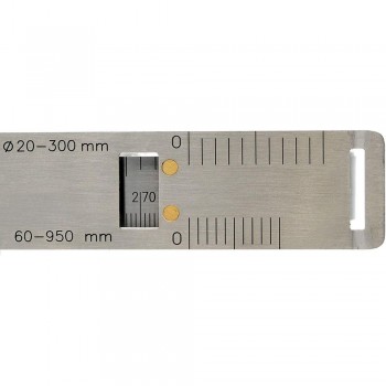 Circometru banda din otel circumferinta 940 - 2200 mm diametru 300 - 700 mm
